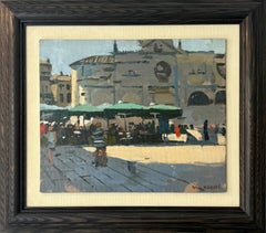 Ken Howard OBE RA (1932-2022) Oil on board, Campo Santa Maria Formosa, c 1990 Ken Howard OBE RA (1932-2022) Oil on board, Campo Santa Maria Formosa, c 1990