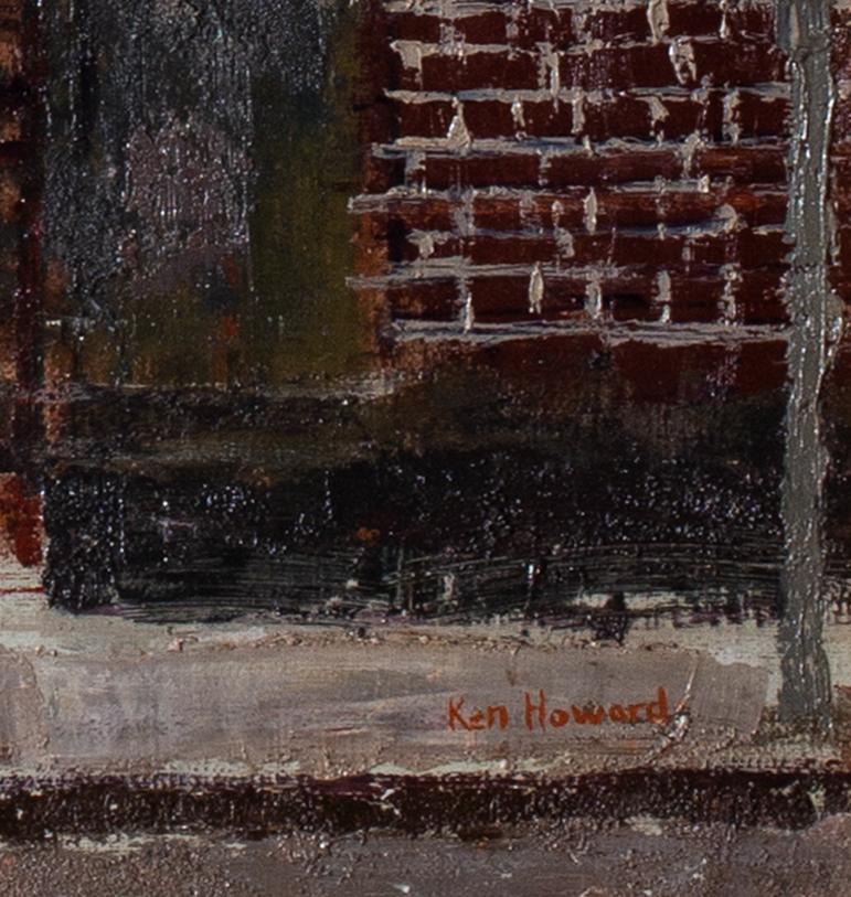 British contemporary artist Ken Howard 'St. Anne's church, Soho, London' 2