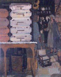 Modern British 20th Century figurative painting by Ken Howard