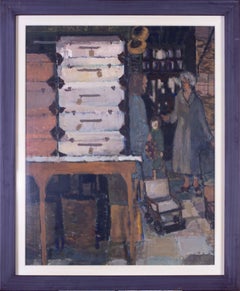 Peinture figurative britannique moderne du XXe siècle de Ken Howard
