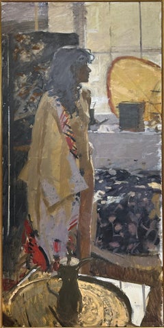 Sarah - Harmony in Red and Grey