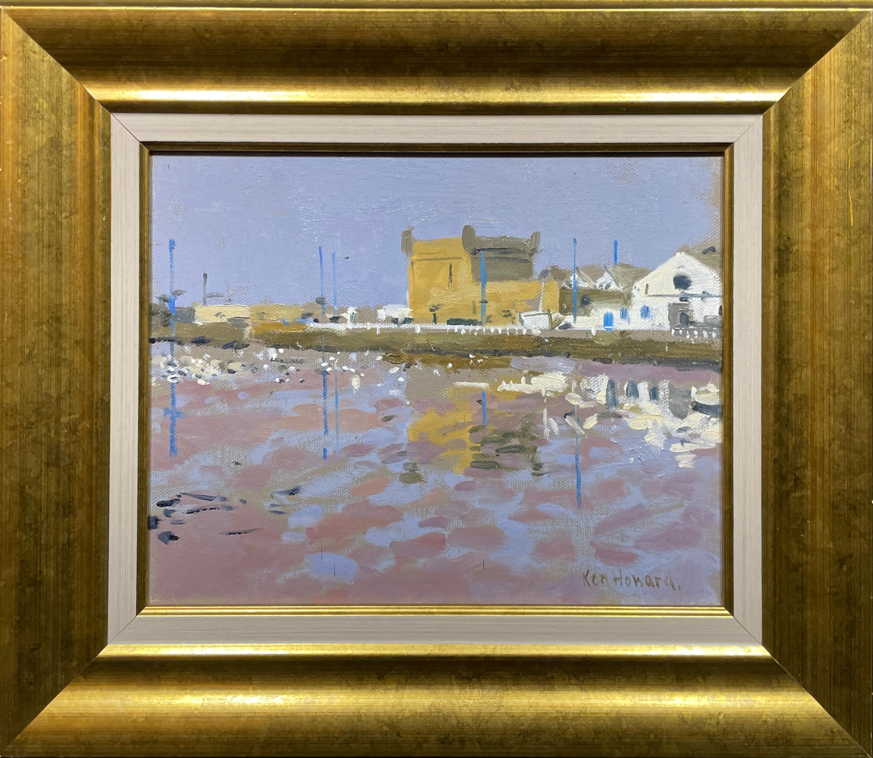Ken Howard Landscape Painting – Sqala Du Port, Essaouria, Marokko