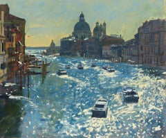 Der Canal Grande, mit Blick auf die Santa Maria della Salute