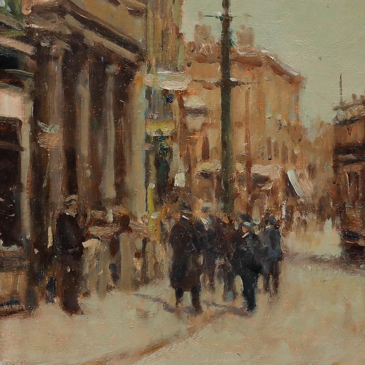 Ken Moroney (1949-2018) - 20th Century Oil, Watching the Trams Go By en vente 4