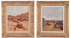 Pair of Oil Paintings by Ken Moroney (British)