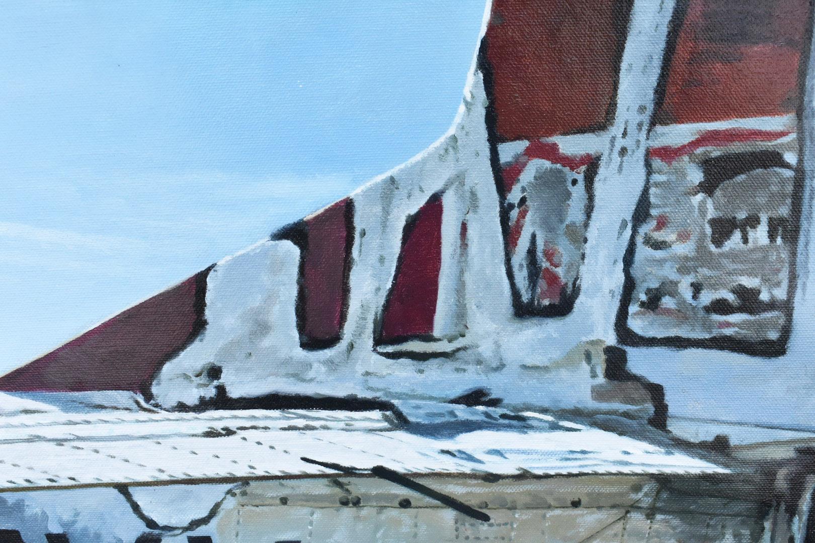 Wilmot Rd - Painting Realismo americano di Ken Orton