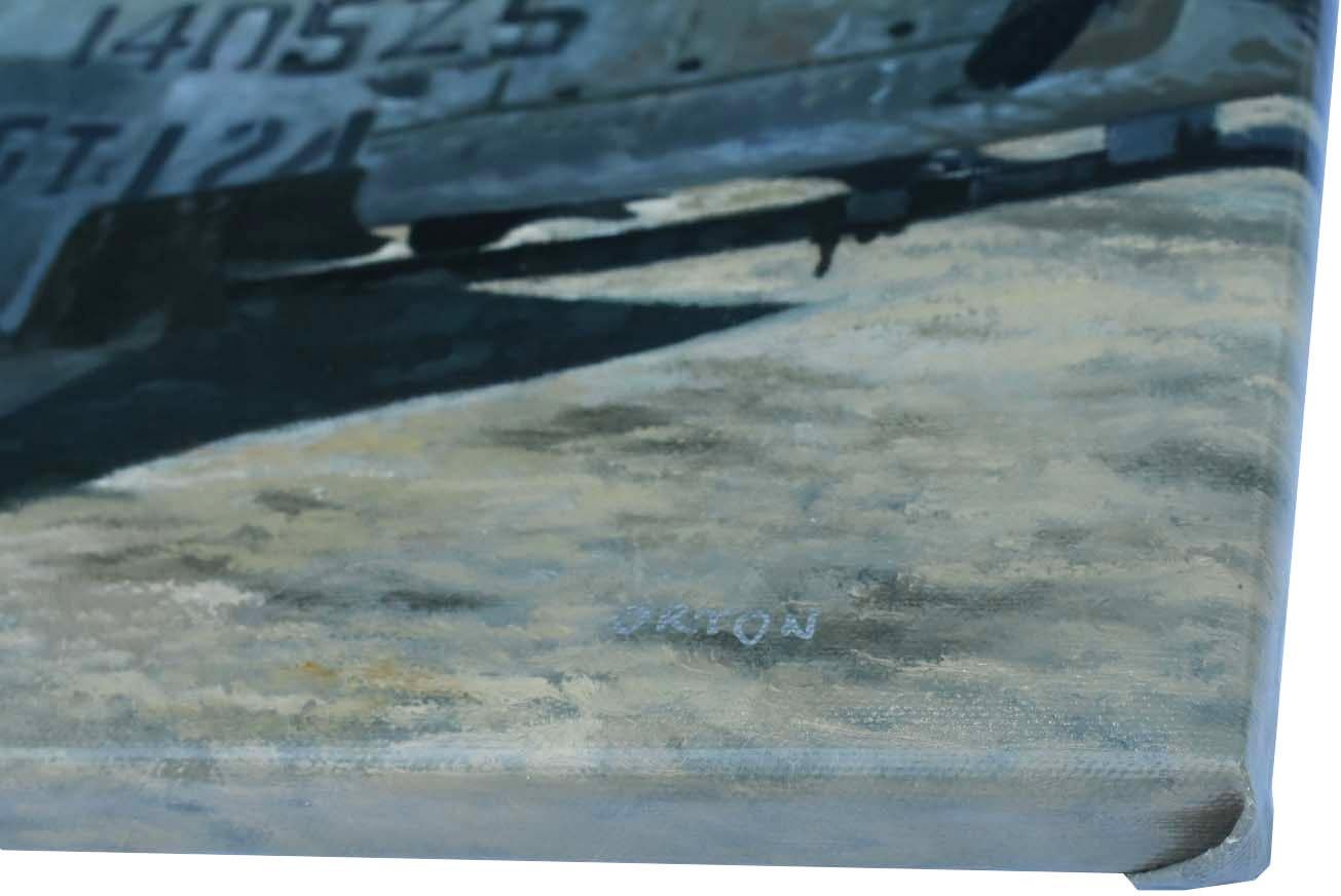 Wilmot Rd - Still-Life Painting Nero di Ken Orton