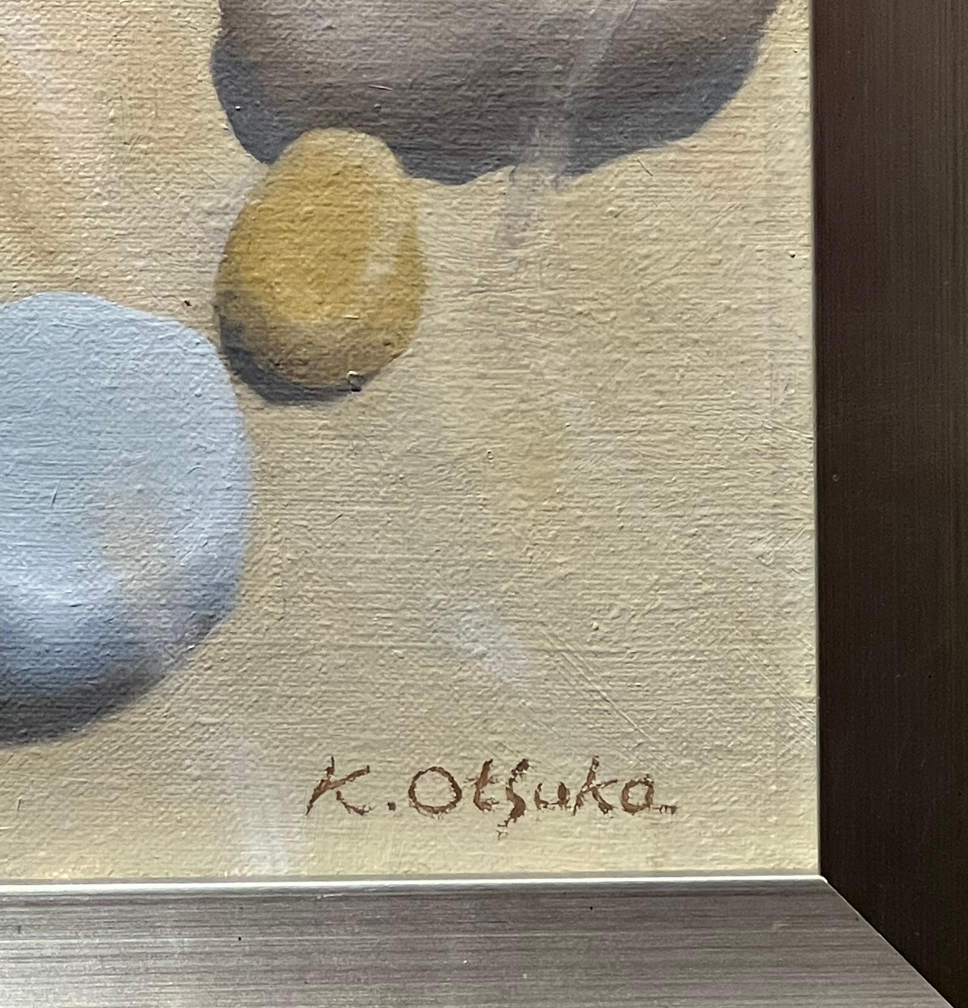 Peinture à l'huile sur toile « Sunny Day Song » de Ken Otsuka, 30x36, représentant une plage océanique en vente 5