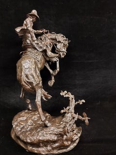 Western Bronze Sculpture, Titled "Pack Horse Polka