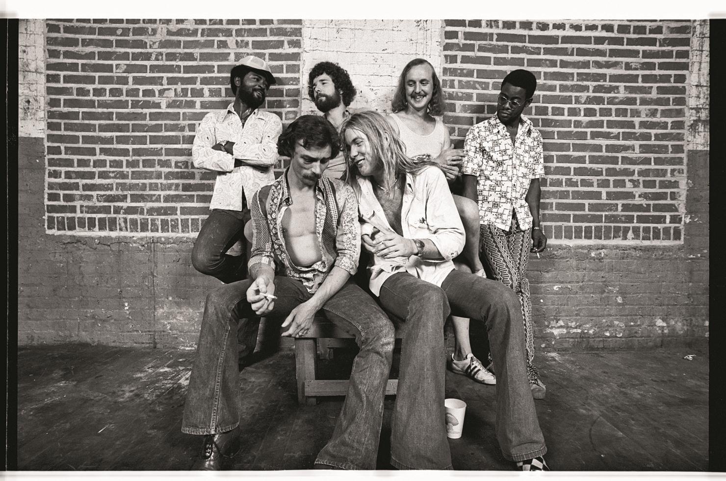 Ken Regan Portrait Photograph - Allman Brothers Band, 1975