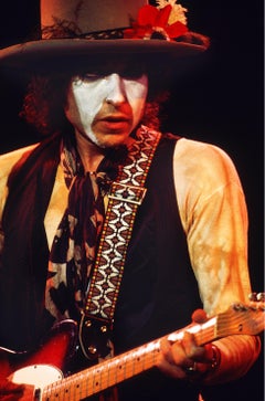 Bob Dylan on Stage Rolling Thunder Revue Tour, 1975