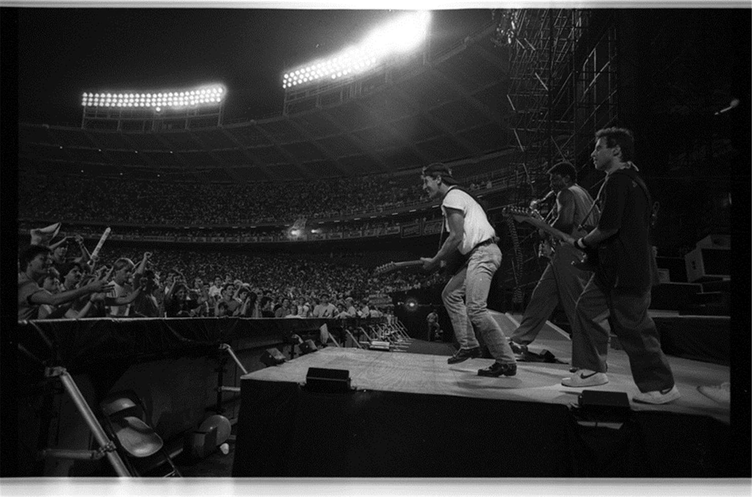 Ken Regan Black and White Photograph - Bruce Springsteen and Clarence Clemons, E Street Band