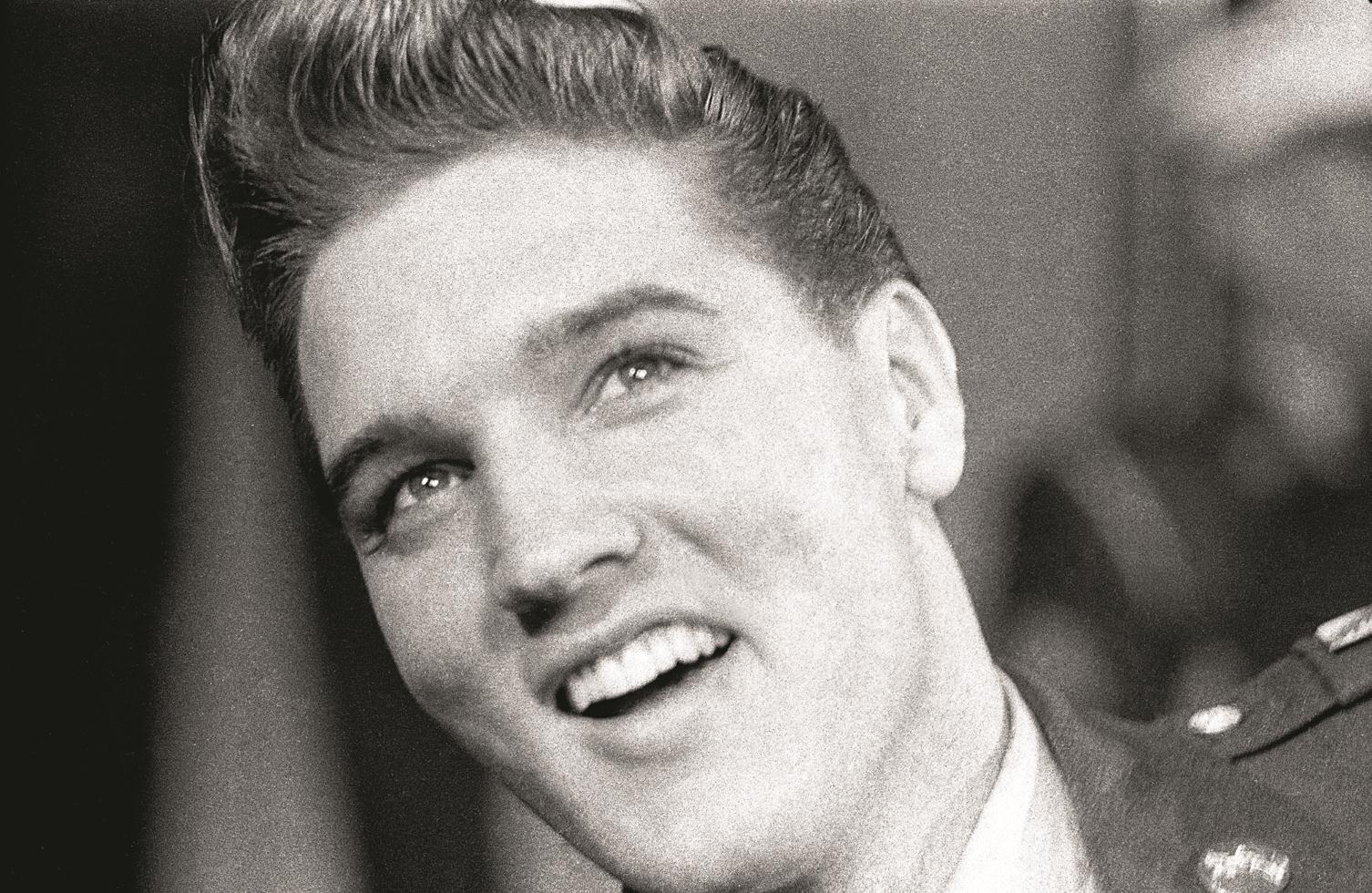 Ken Regan Black and White Photograph - Elvis Presley, Fort Dix, NJ, 1960's