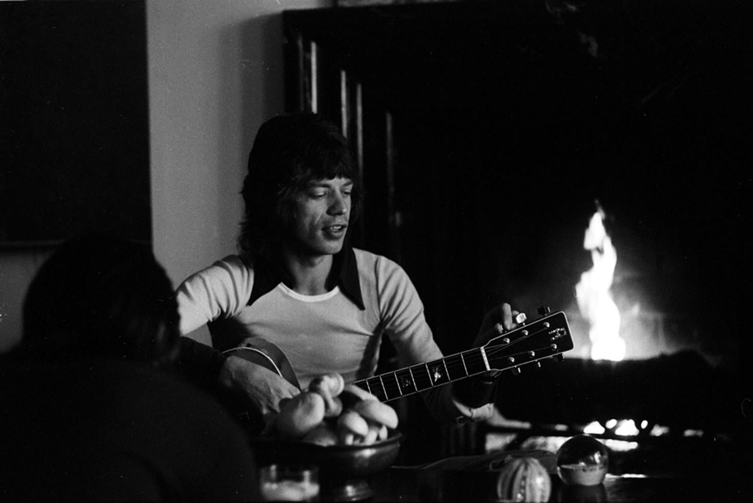 Ken Regan Portrait Photograph - Mick Jagger, The Rolling Stones, Los Angeles, CA, 1972