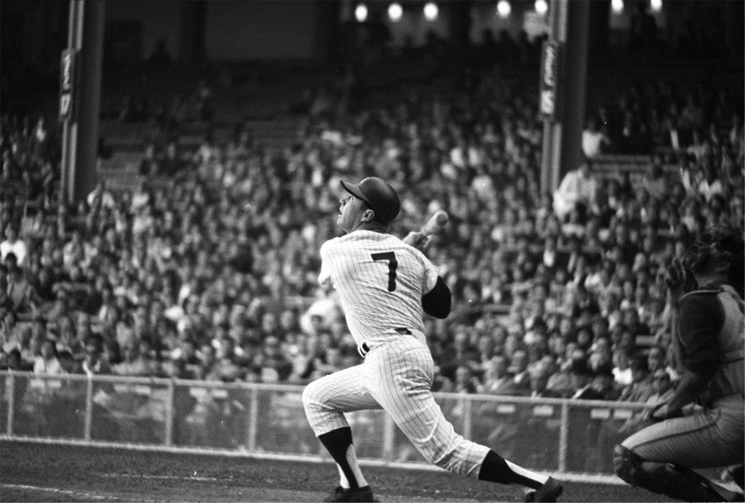 Ken Regan Portrait Photograph - Mickey Mantle, New York Yankees