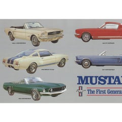 Ken Rush 'Mustang- La prima generazione' 1984- Litografia offset