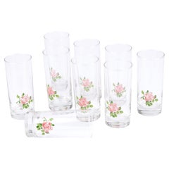 Ken Scott Set of 9 High Glasses