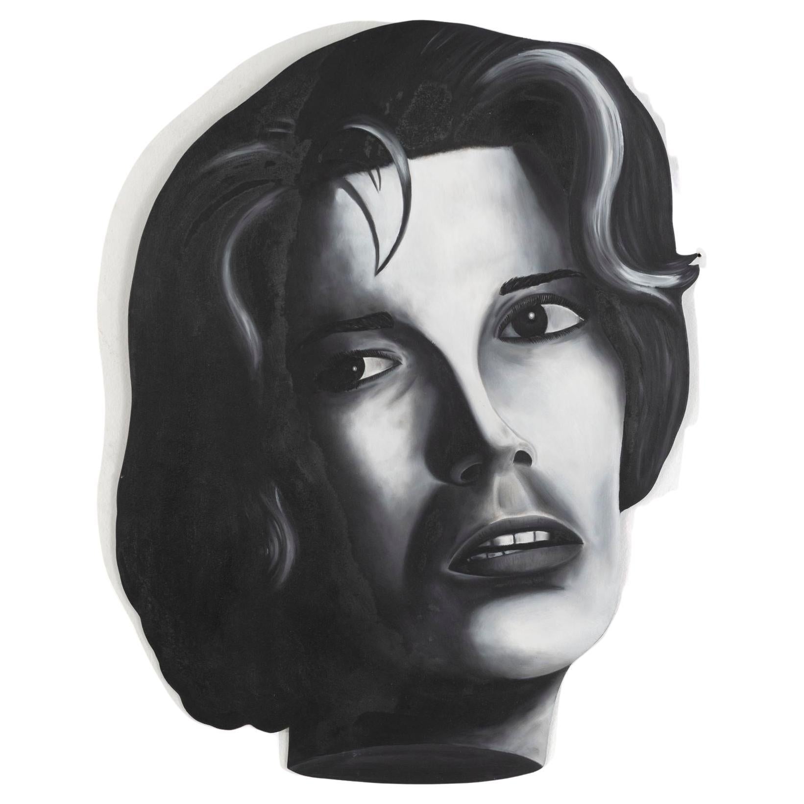 Ken Warneke Face Painting "Female looking Left" For Sale