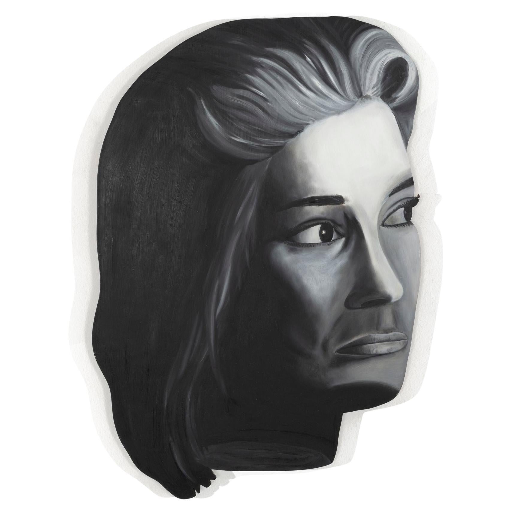 Ken Warneke Face Painting "Female Looking Right" For Sale