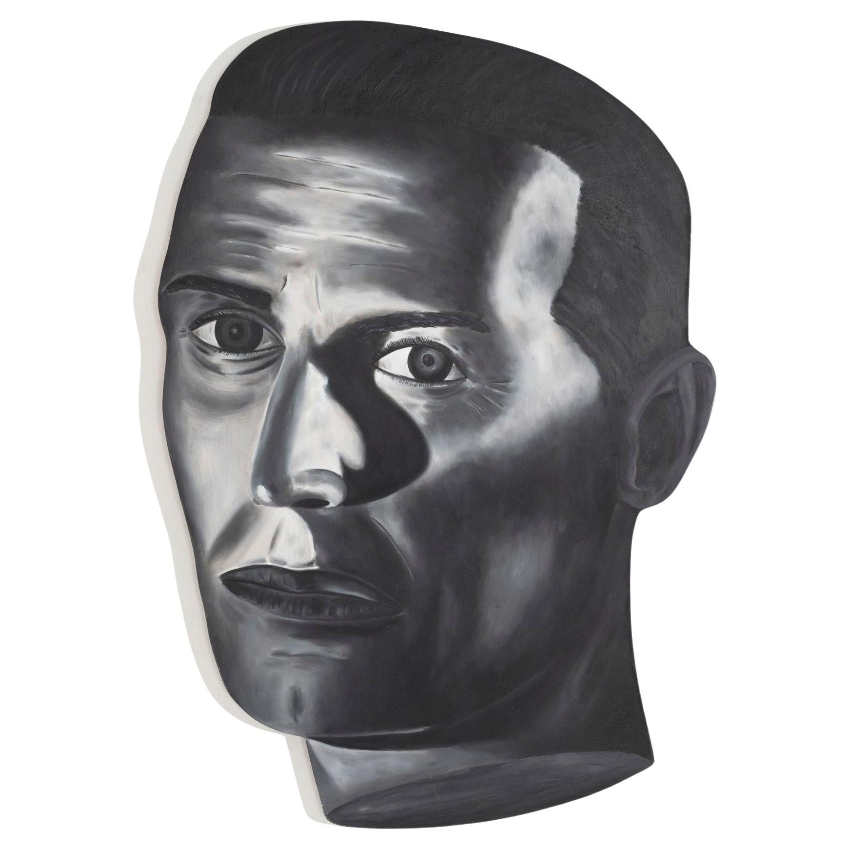 Ken Warneke Face Painting "Male looking Forward" For Sale