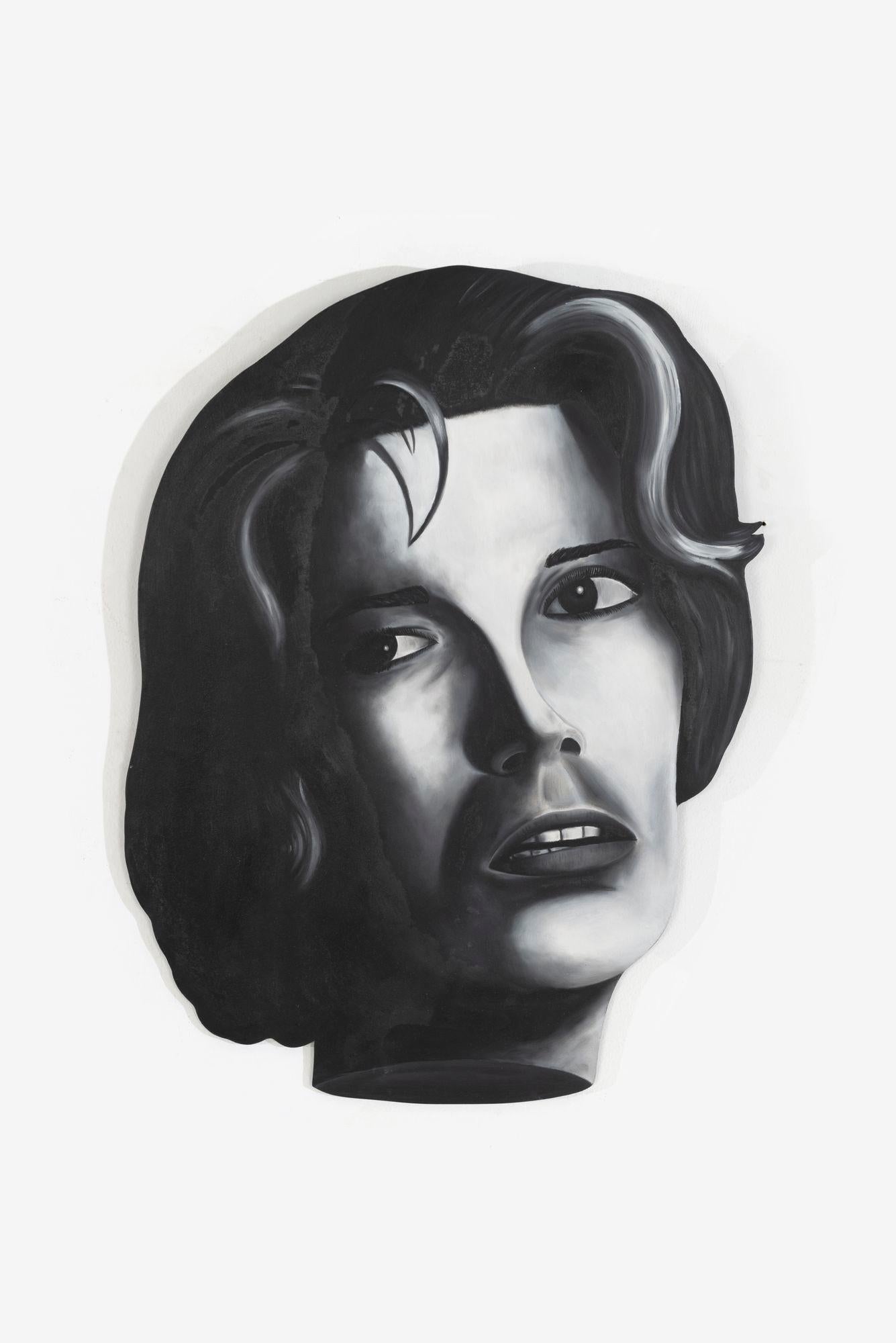 Masonite Ken Warneke – Suite of Triptych Face Paintings 1984 For Sale