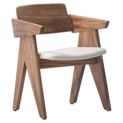Chaise Kena (assiseushion), bois de coque de singe naturel