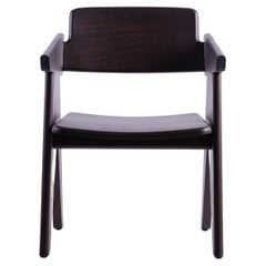 KENA Chair, Natural Dark / Black Acacia Wood