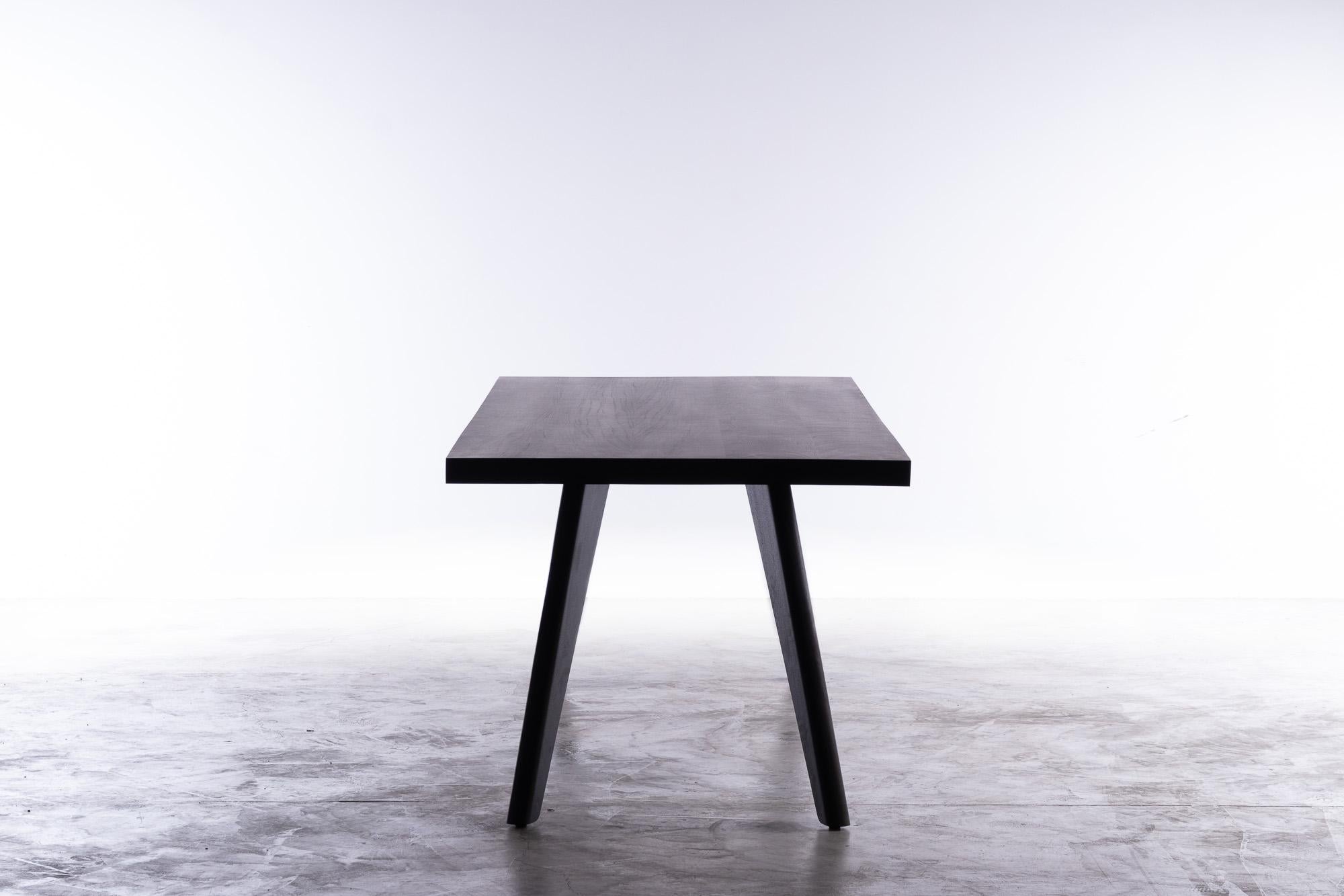 Modern Kena Table 240cm, Black Acacia Wood For Sale