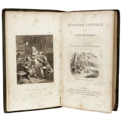 Antique KENDALL, Augustus. Burford Cottage & Its Robin Red Breast. FIRST EDITION - 1835