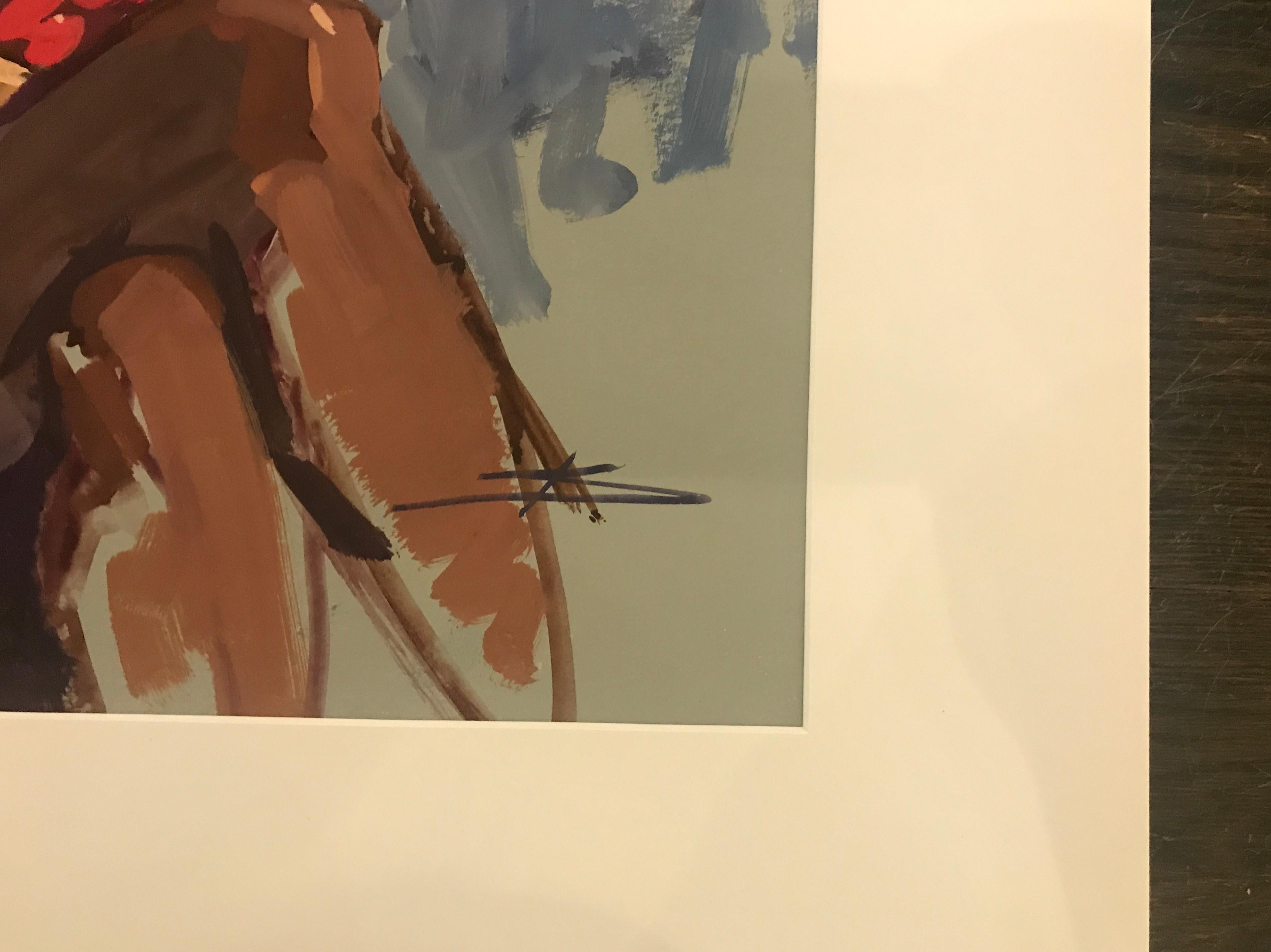 Figure Study 6 by Kendall Portis 2018,  Petite Vertical Figurative on Paper 2