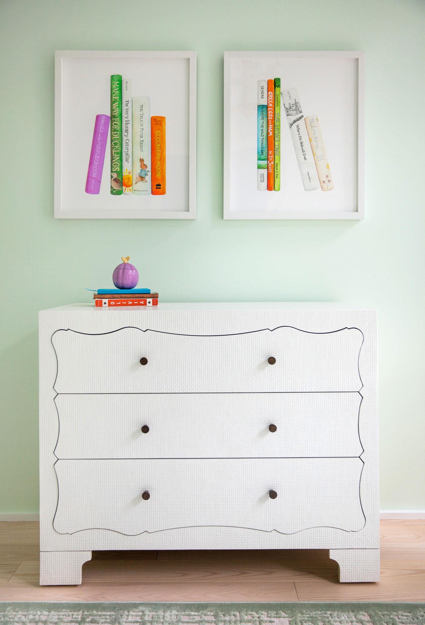 A Child's Bookshelf - Print by Kendyll Hillegas