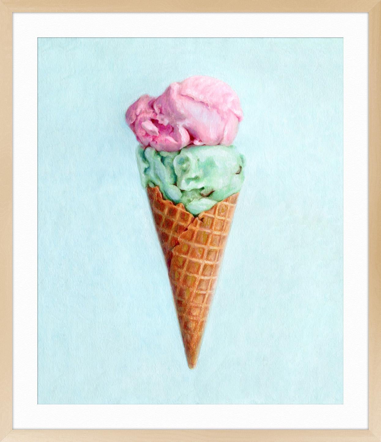 strawberry mint ice cream
