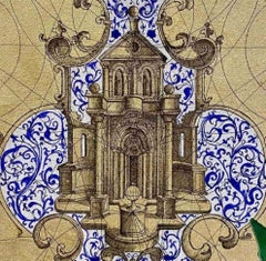 Aurum 23 -Fleurs décoratives Oiseaux Animal Peinture Or Cercles Contemporains