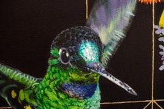 Baker - Acrylic Painting, Bird, Wildlife, colourful, tropical, canvas