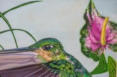 Darien - Pittura acrilica, uccelli, animali selvatici, colorati, tropicali, tela