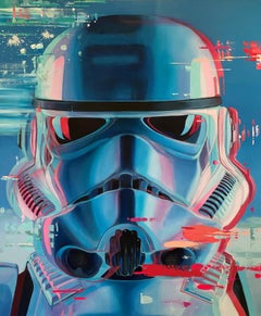 Rebels! Blast 'em - contemporary sci-fi Star Wars acrylic painting