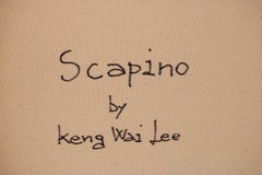 Scapino - Acrylic Painting, Bird, Wildlife, colourful, tropical, canvas