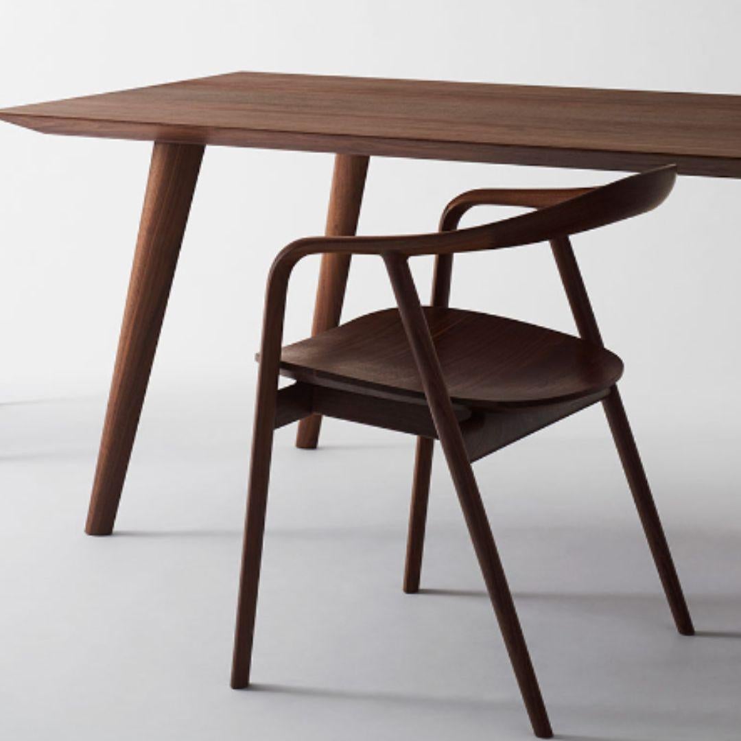 Kengo Kuma 'Kumahida' Wood Dining Chair in Walnut for Hida

For centuries, famed Hida artisans in Gifu prefecture have played a role in Japan's woodworking culture, crafting iconic bentwood furniture from sustainable local forests. Established in