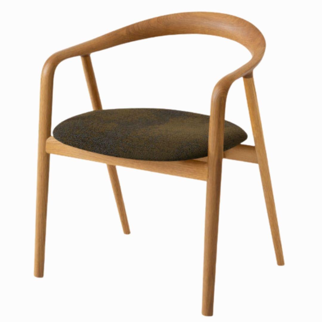 Kengo Kuma 'Kumahida' Wood Dining Chair in White Oak for Hida For Sale 9
