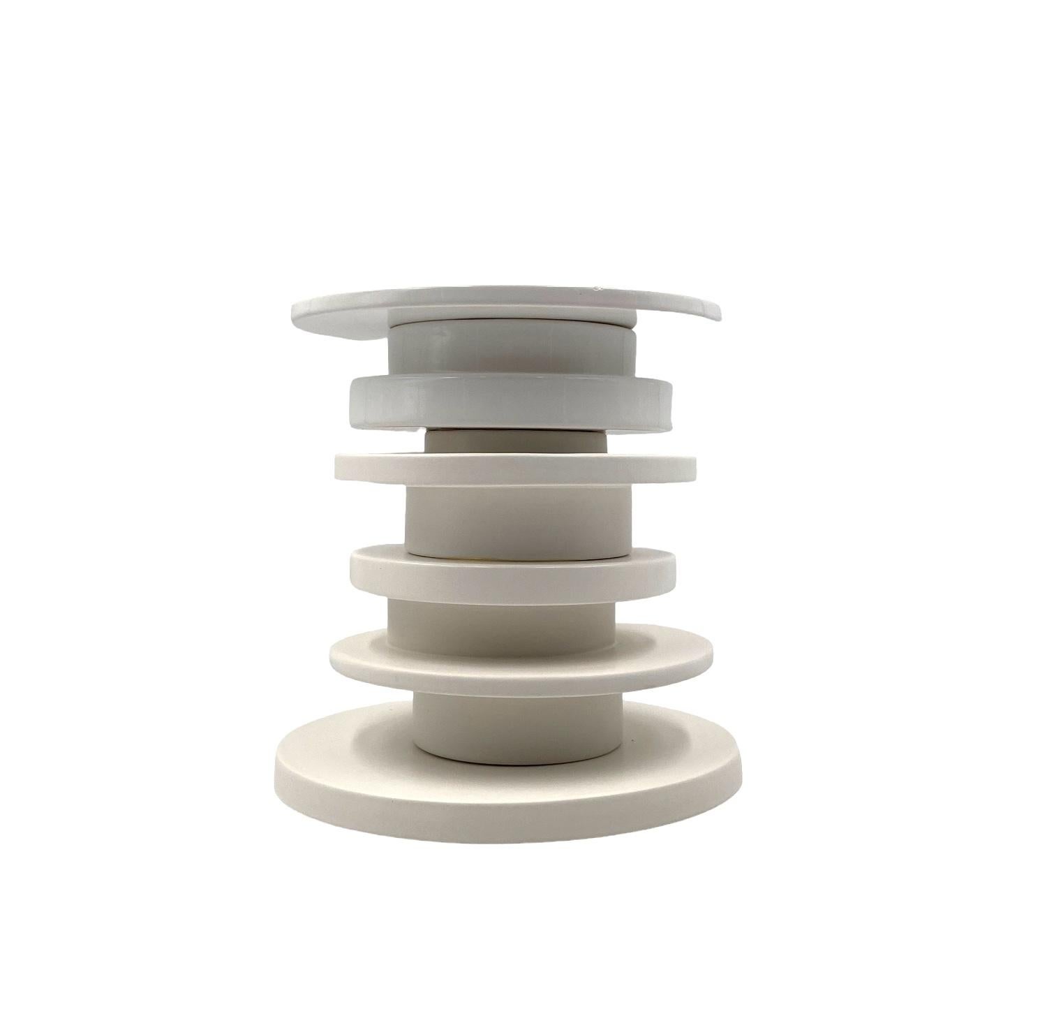 Kengo Kuma, postmodern ceramic flower pot / vase, Bitossi Italy 2021 5