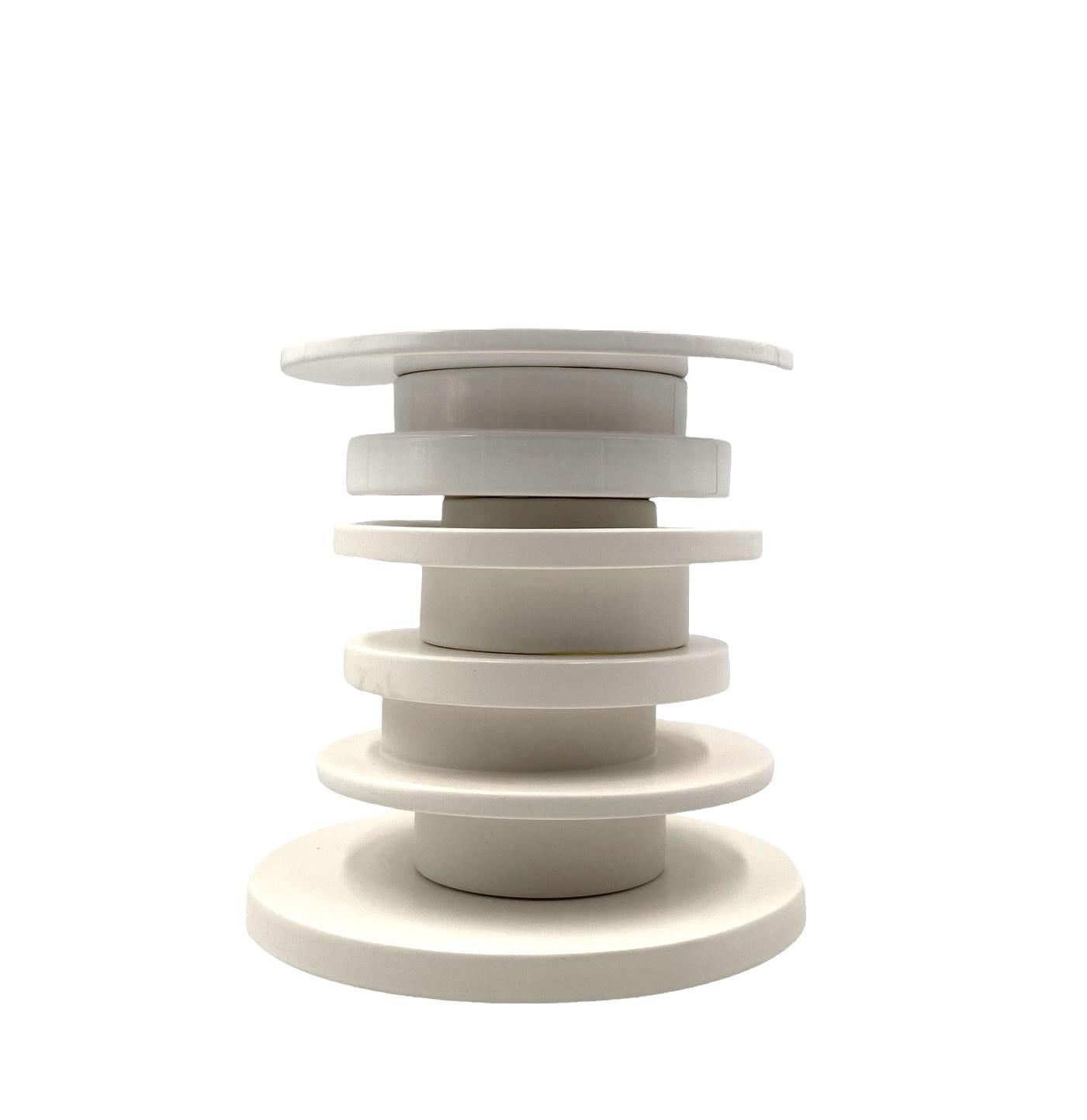 Kengo Kuma, postmodern ceramic flower pot / vase, Bitossi Italy 2021 6