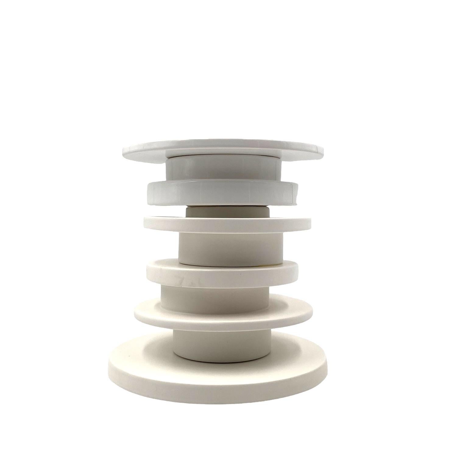 Kengo Kuma, postmodern ceramic flower pot / vase, Bitossi Italy 2021 7