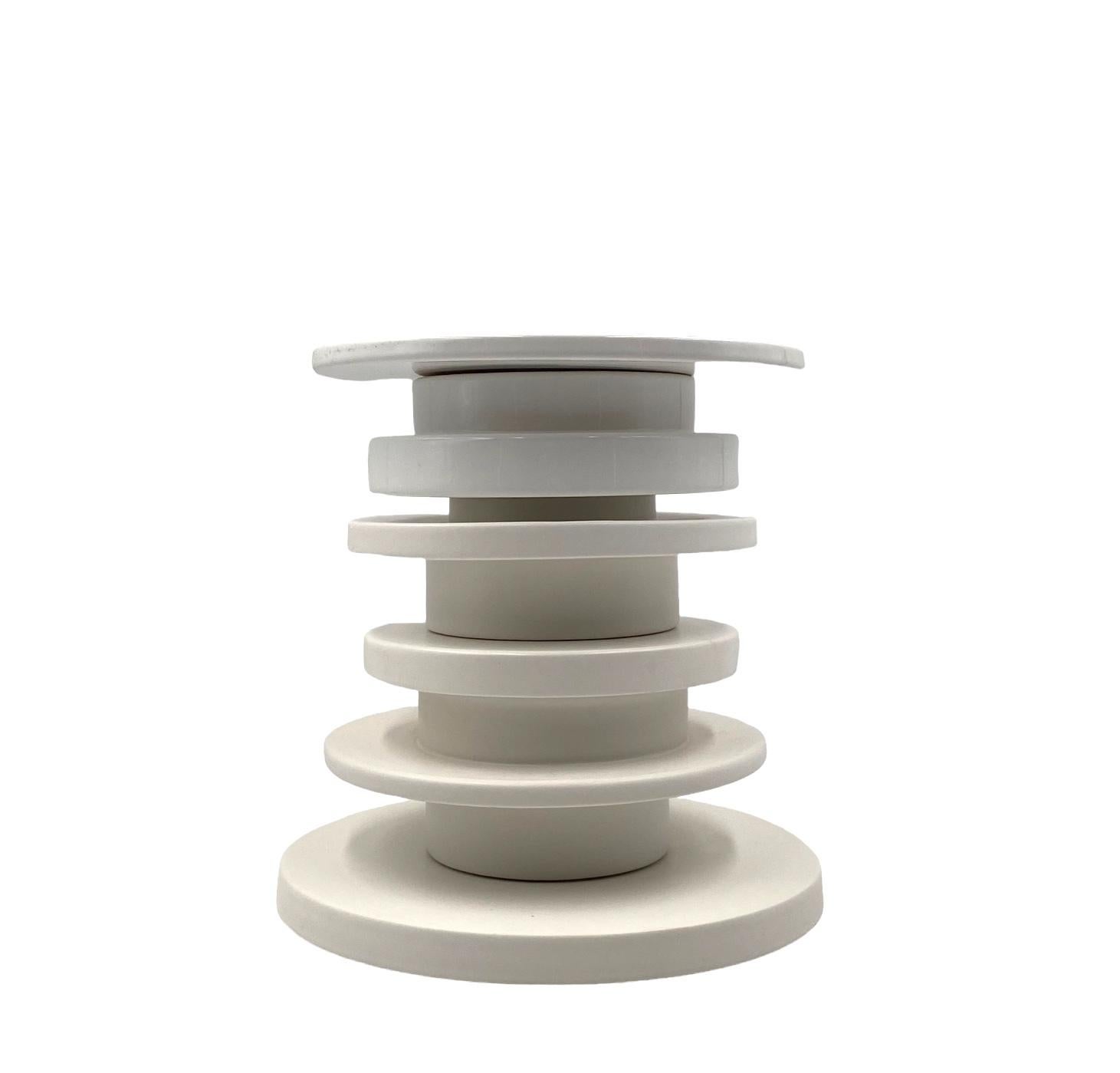 Kengo Kuma, postmodern ceramic flower pot / vase, Bitossi Italy 2021 8