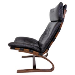 Kengu Leather Lounge Chair by Elsa&Nordahl solheim for Rybo Rykken