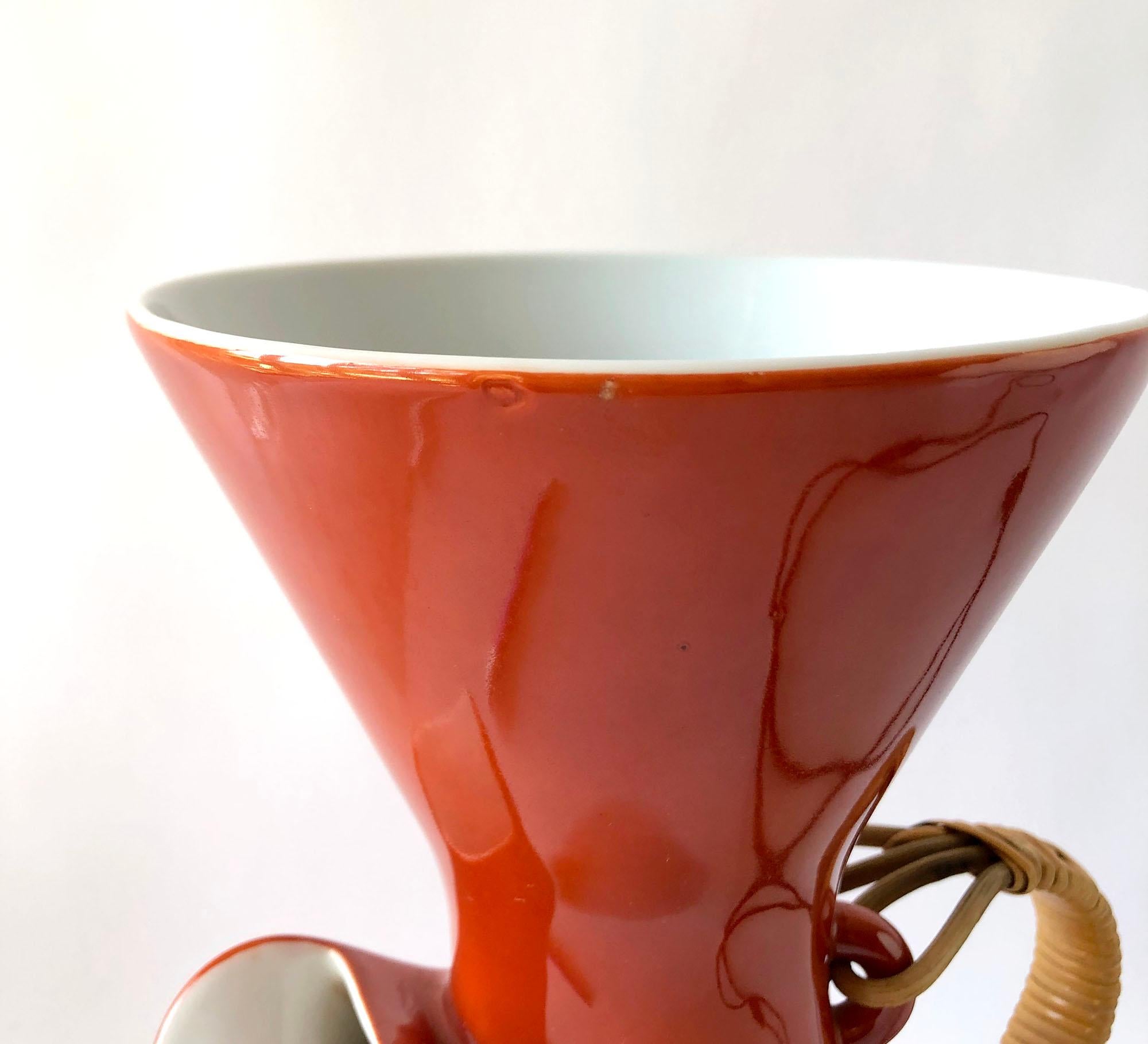 Großer Keramik-Kaffeekrug von Kenji Fugita für Freeman Lederman  (Porzellan) im Angebot