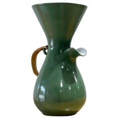 Kenji Fujita for Freeman Lederman, Modernist Coffee Carafe Pitcher - Green