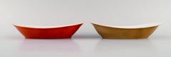 Kenji Fujita for Tackett Associates, Three Bowls in Porcelain, Dated 1953-56