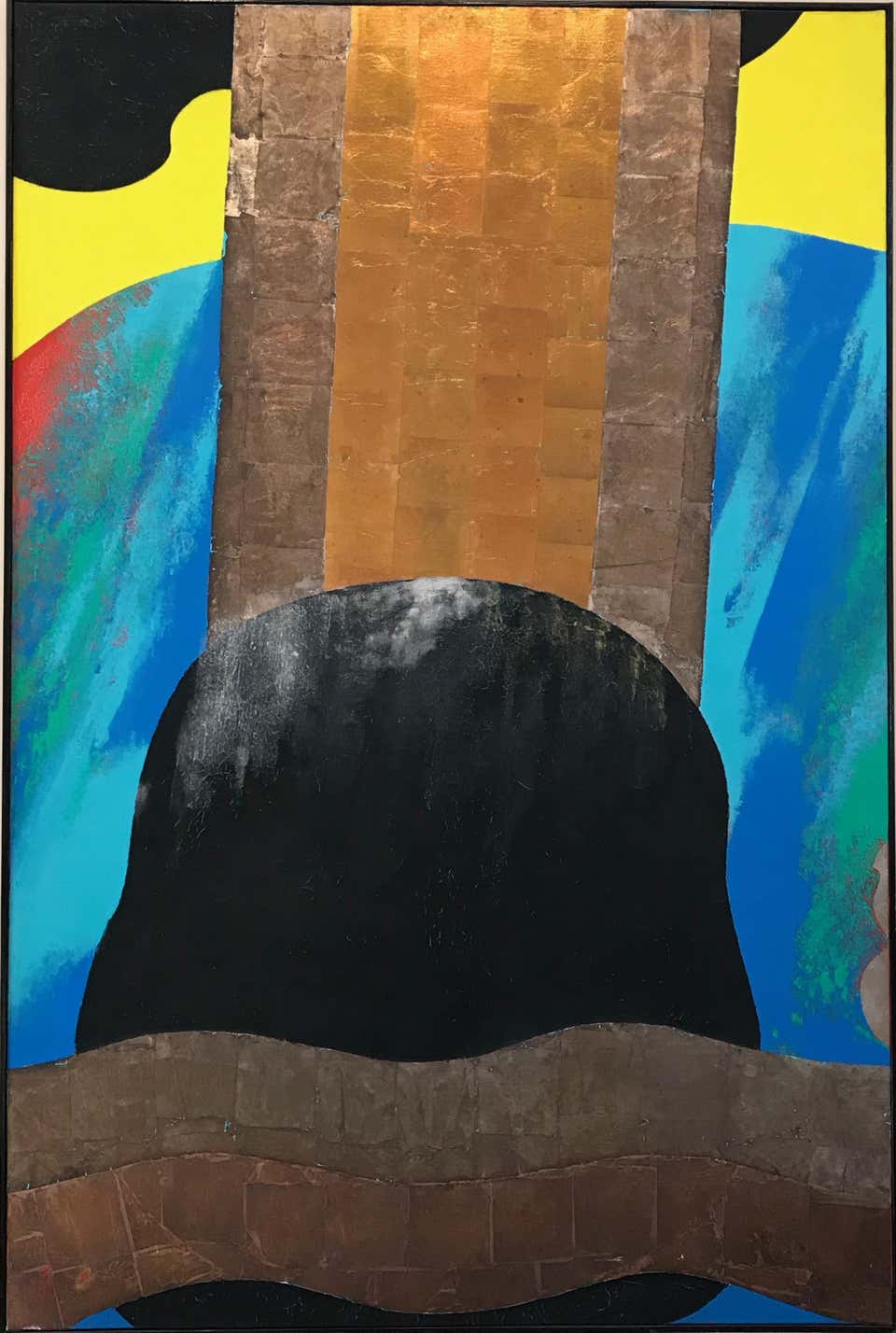 Revelation, Kenji Yoshida, Nihonga, painting, Japan, Paris, gold, silver, black