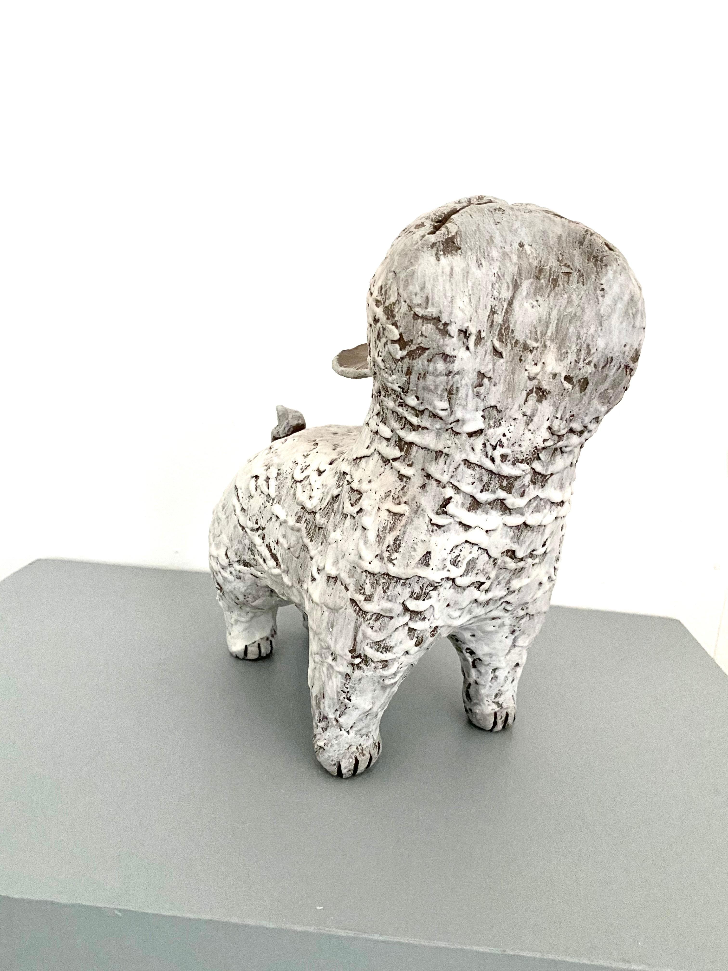 Dark Ceramic Set of Dogs: 'Guardian Foo Dogs' 11