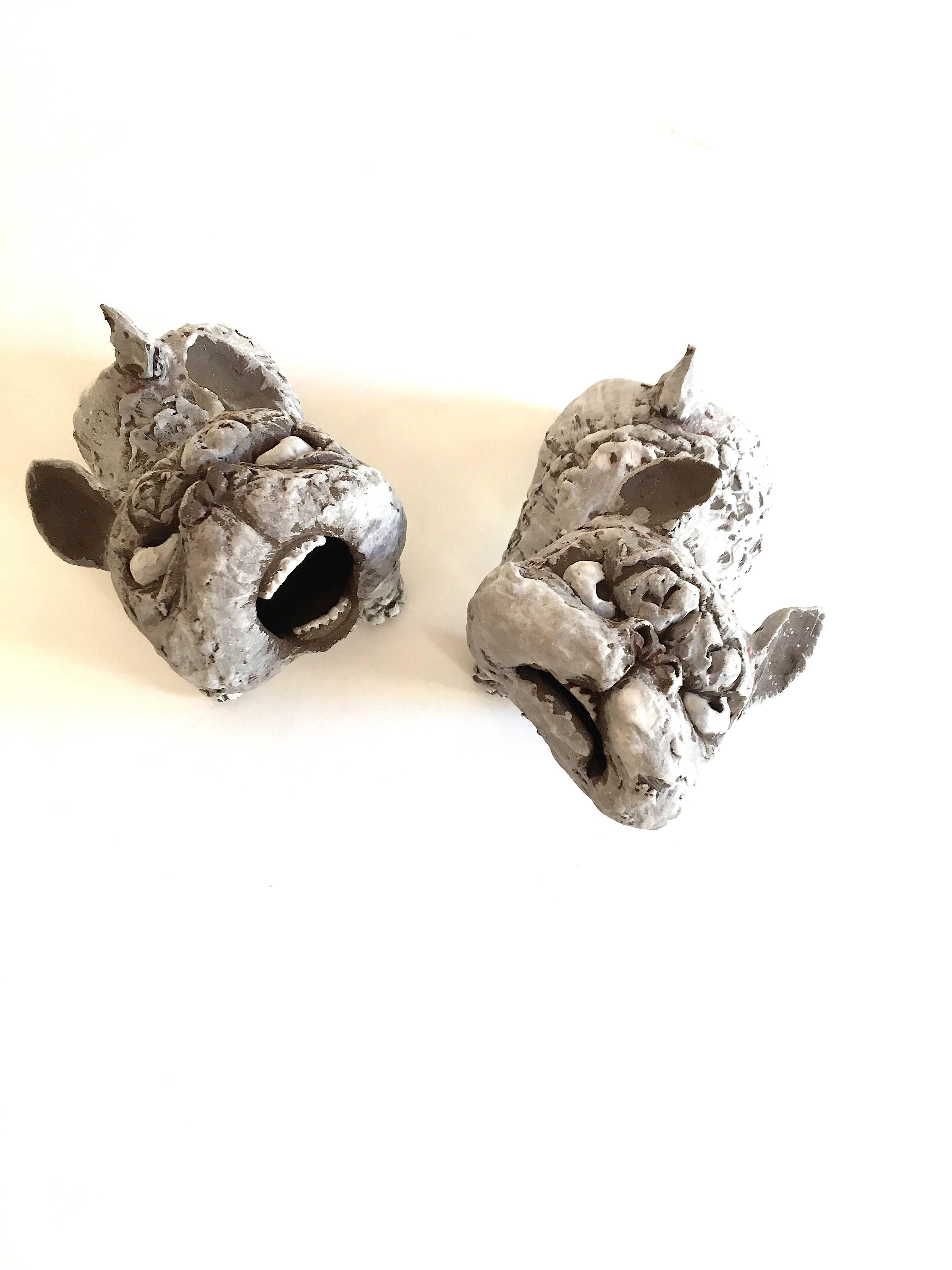 Ceramic Dogs: 'Guardian Dogs #2' 8